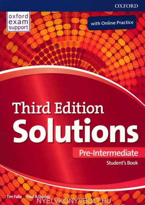 solutions  edition pre intermediate students book