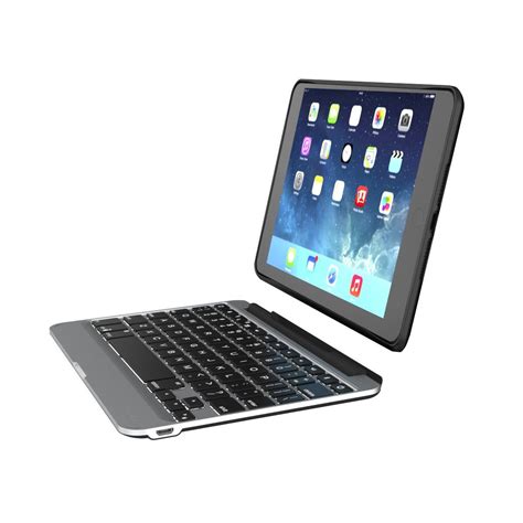 zagg slim book ipad mini  keyboard case black