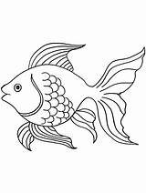 Fish Angelfish sketch template