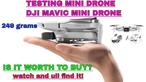 testing drone mavic minipraktis pa  youtube