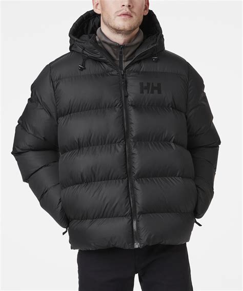 helly hansen active puffy jacket black insulated jackets