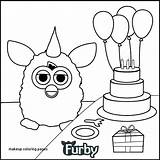 Furby Coloring Pages Print Kids Boom Makeup Color Lines Outside Going Problem Fantastic Animals Getcolorings Printable Choose Board sketch template