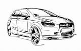 Audi Ausmalbilder Q5 Q7 Malvorlage 1ausmalbilder sketch template