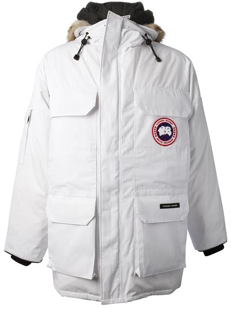 Lyst Canada Goose Padded Jacket In White For Men