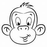 Monkey Colouring Coloring Face Pages Mojo Children Printable Animal Childrens Today Kids Clipart Clip Animals Choose Board Pdf sketch template