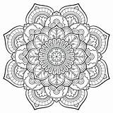 Coloring Pages Adults Mandala Advanced Disney Fun Flower Abstract Printable Pdf Adult Difficult Getcolorings Color Getdrawings Colorings Print sketch template