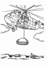 Helicopter Coloring Pages Rescue Sea Printable Coloring4free Life Color Army Realistic Saving Operation Vehicles Easy Getcolorings Kids Osprey sketch template