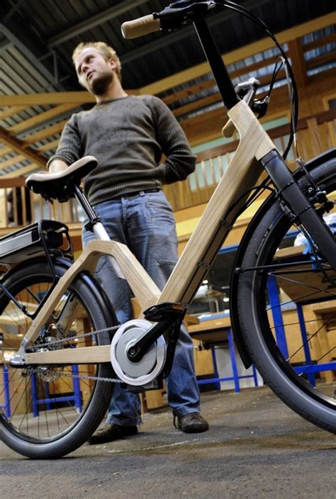 worlds  wooden electric bicycle indiatimescom