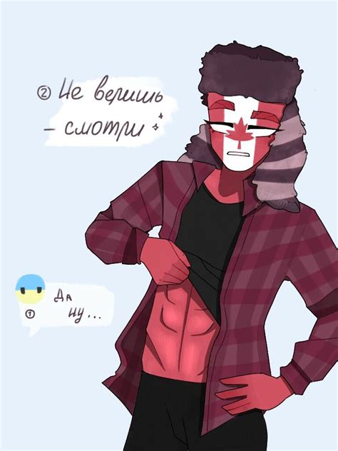 Countryhumans Ukraine Canada Ukraine Country Art Human