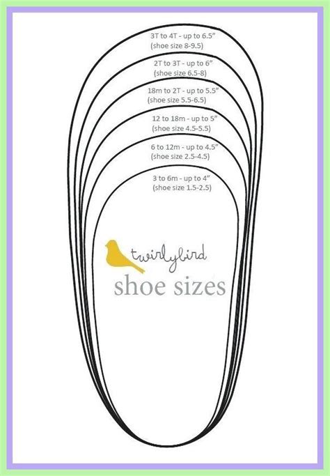 reference   printable baby shoe pattern shoe chart baby