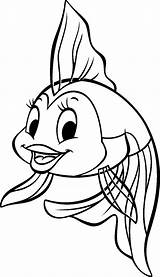 Coloring Pages Disney Fish Board Animal Printable Color Sheets Kids Print Pinocchio Choose Book Cleo sketch template