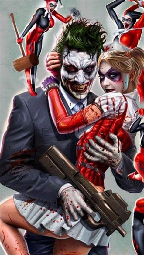 joker and harley quinn iphone 5 wallpapers iphone wallpaper pinterest harley quinn
