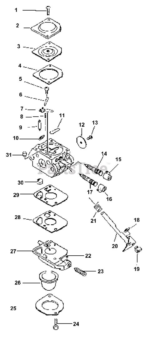 echo pe  echo edger type  carburetor parts lookup  diagrams partstree