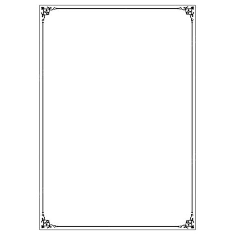 paper border hd transparent simple frame black border  paper