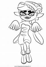 Splatoon Pages Callie Coloring Chibi Template sketch template