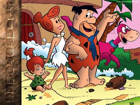 1920x1080px 1080p Free Download The Flintstones Barney Wilma Dino