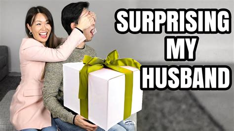 Wife Surprises Husband Watch Hubby Unbox His Birthday Ts Mel In