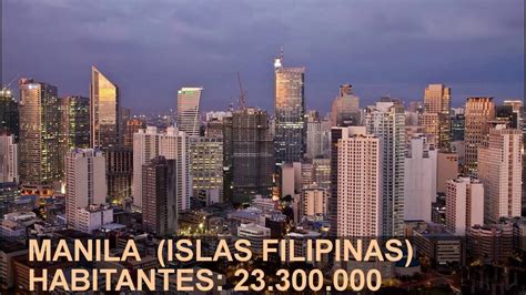 las 10 ciudades mas pobladas del mundo 2016 2017 youtube