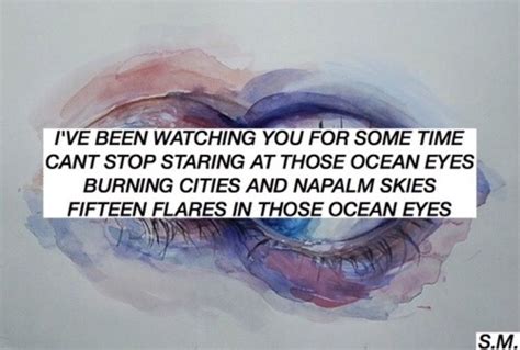 ocean eyes billie eilish lyric quotes quotes  quotes