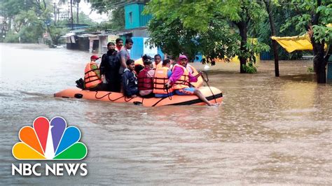 floods  landslides leave dozens dead  maharashtra india youtube