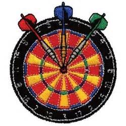 dart board embroidery design annthegran