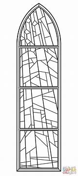 Coloring Stained Fenster Kirche Ausmalbild Kirchenfenster Ausmalen Anglican Glasmalerei Coloringhome Kostenlos Supercoloring Ausdrucken sketch template