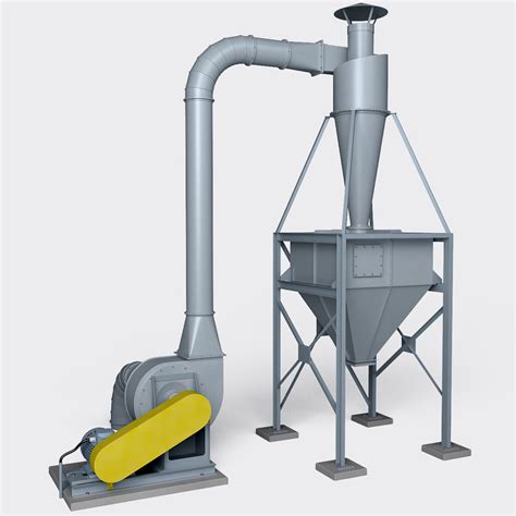 model industrial cyclone dust collector