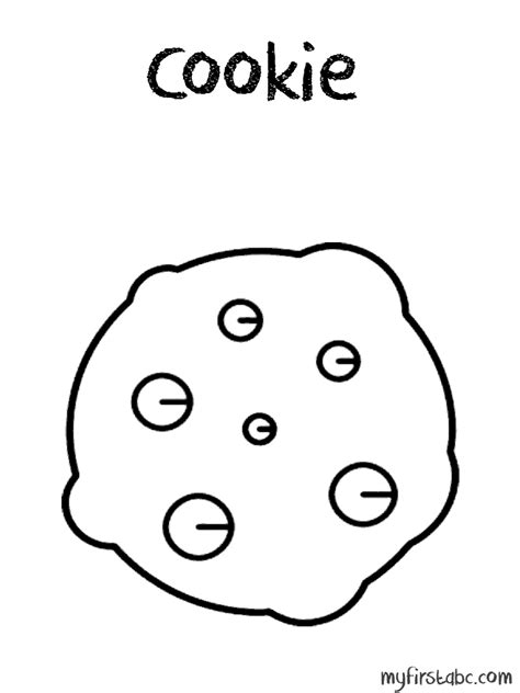 chocolate chip cookie drawing  getdrawings