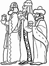Wise Men Coloring Clipart Print Pages sketch template