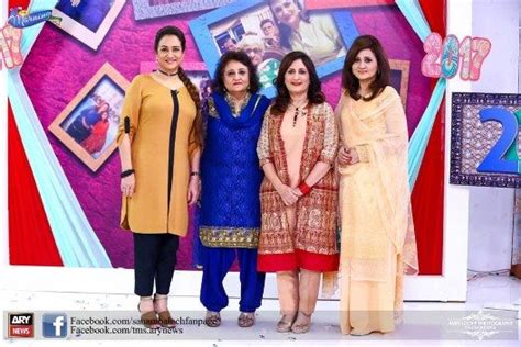 bushra ansari  time    sisters  sanam baloch show pakistani drama celebrities
