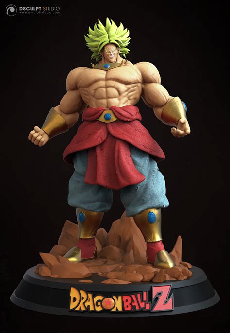 Broly Dragon Ball Z 3d Printing Project Zbrushcentral