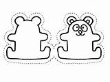 Recortar Pegar Fantoches Titeres Laminas Fichas Atividades Marionetas Animalitos Ingles Montar Zoologico Figuritas Niños Costas Oso Marioneta Títeres Dedo Fantoche sketch template