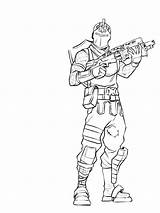 Fortnite Coloring Pages Skin Fan Printable sketch template