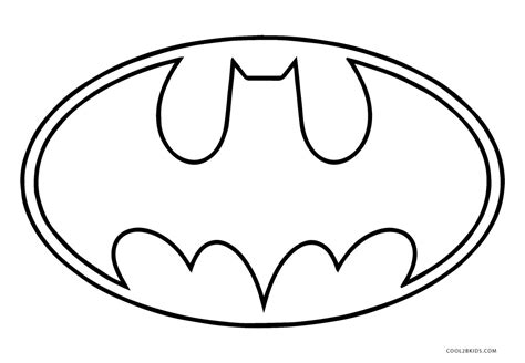 batman logo coloring pages   cliparts  images