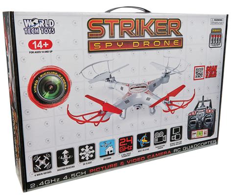 world tech toys striker spy drone quadcopter shop world tech toys