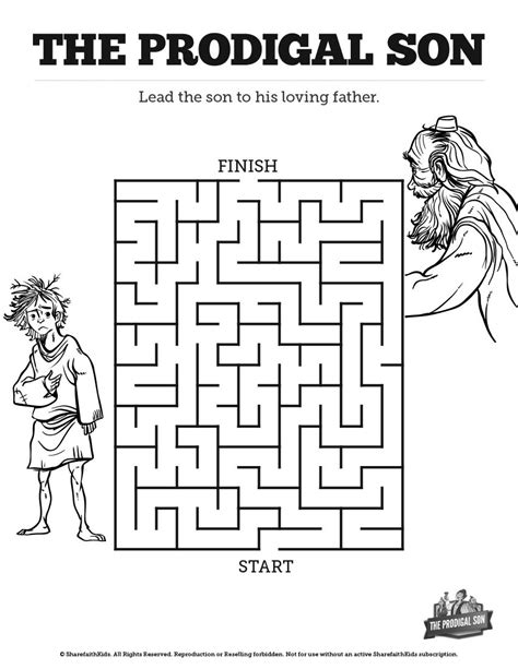 prodigal son maze  shown  black  white   image   man