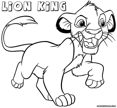 lion king coloring pages coloring pages    print