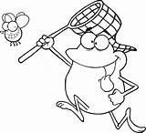 Coloring Pages Fly Guy Frog Flies Catching Hi Popular Coloringhome Library Clipart Clip Related sketch template
