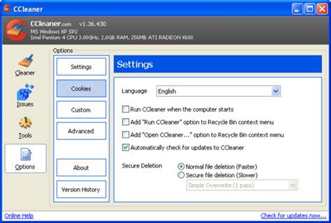 advantages   ccleaner portable   desktop