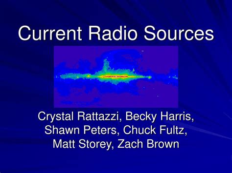 current radio sources powerpoint    id