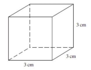 cm cubes  diagram  solution brainlyin