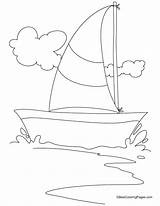 Coloring Pages Yacht Getdrawings Miss Bindergarten Getcolorings sketch template