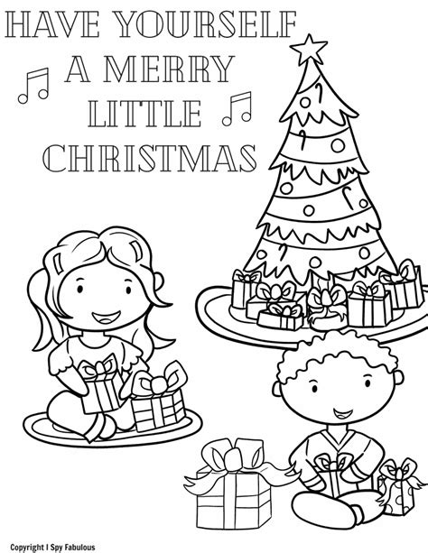 christmas day coloring pages  spy fabulous