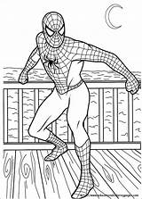Spiderman Coloring Pages Kids Sheets Printable Easy Create sketch template