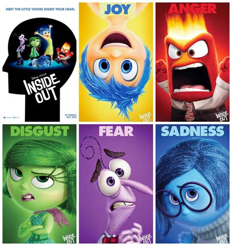 Inside Out Character Posters And More • Upcoming Pixar