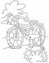 Bike Coloring Pages Mountain Kids Getcolorings sketch template