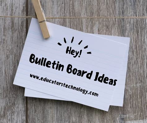 creative bulletin board ideas   class educators technology