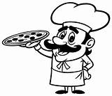 Pizzaiolo Fazer sketch template