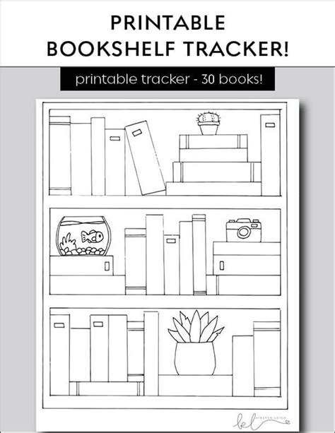 book tracker  printable   sharing   reading