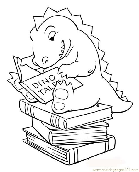 pics  reading cartoon coloring pages girl reading book